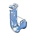 CADDY CAT HP J-Hook with Hammer-On Flange Clip, Swivel, 1" Dia, 1/2"?3/4" Flange (Pack of 50)