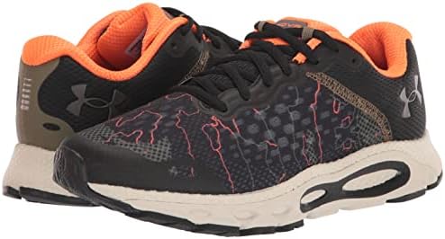 Under Armour Unisex HOVR Infinite 3 CAMO Road Running Shoe, Black (001)/Metallic Ore, 14 US Men | Image 6