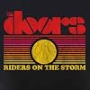 The Doors T Shirt Riders on The Storm Distressed Sunset Logo Official Mens Black XXL #2