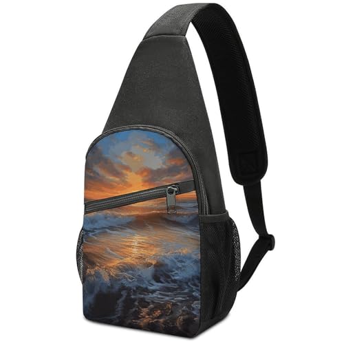 Bolso cruzado ligero tipo sling para senderismo y viajes miniatura 1
