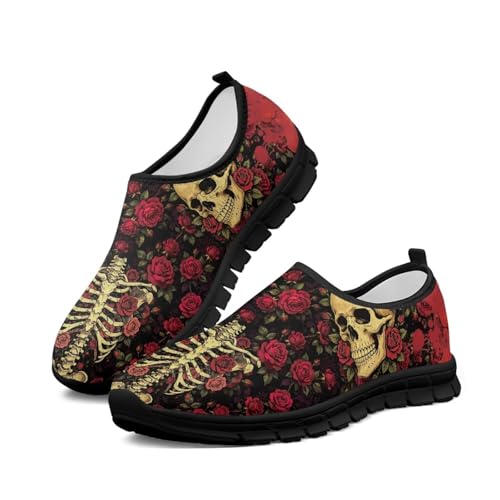 Image of Womens Slip On Walking Shoes Non Slip Loafer Breathable Holiday Travel Shoe Lightweight Casual Low Top Sneakers SizeUS 5.5-11.5