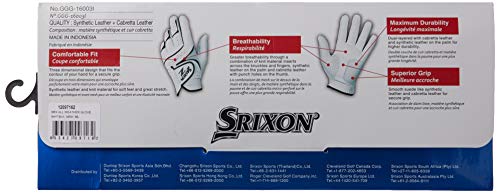 Srixon Golf Mlh Z-All Weather Glove White Cadet Small #TOP2