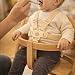 Hochstuhl 5-Punkt Gurtsystem, 1 Set, kompatibel mit Hauck, Stokke Tripp Trapp, Roba, uvm., in Beige, Gurt mit Brustclip, verstellbarer Kinderhochstuhl Sicherheitsgurt, Hochstuhlgurt 5 Punkte System