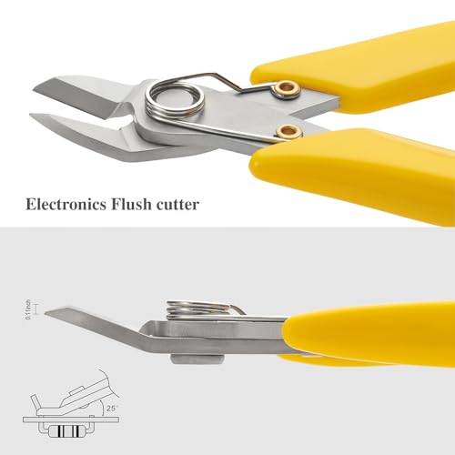 Cortador lateral resistente KATA para electrónica alicates de corte micro 6" 5