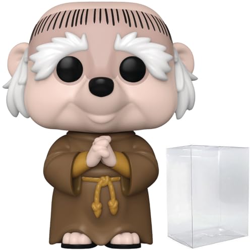 POP Disney: Robin Hood - Friar Tuck Funko Vinyl Figure (Bundled with Compatible Box Protector Case), Multicolored, 3.75 inches