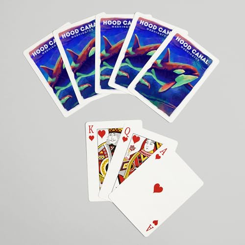 Baraja de Cartas Lantern Press Hood Canal Poker Size miniatura 7
