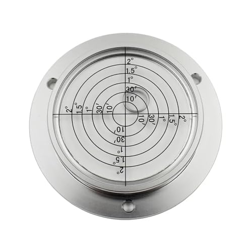 Medición precisa con el nivel de burbuja de disco circular de 80mm para grúas 6