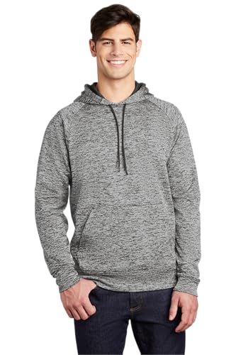 SPORT-TEK Unisex PosiCharge Electric Heather Fleece Hooded Pullover