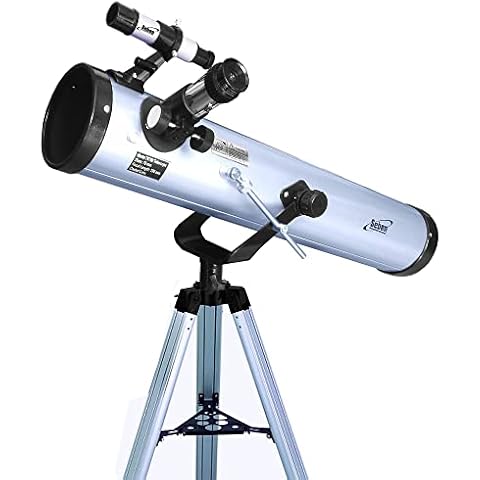 Telescopio astronómico Seben 76/700 AZ con trípode y filtros Cover
