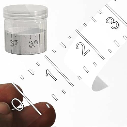 38" Boat Ruler Fish Measuring Sticker - Transparent Waterproof Decal