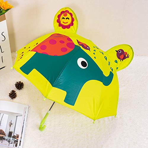 angwang Guarda-chuva infantil, guarda-chuva infantil, meninos e meninas, desenho animado com orelhas