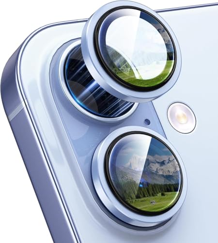 Image of CLITZ for iPhone 17 Camera Lens Protector Original Individual Lens Screen Protector | 9H Hardness, Scratch-Resistant, Case Friendly (Blue)