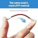 Iodine Swabs 100 Pack - Povidone Iodine Swabsticks with Snap-Release Solution, Individually Wrapped for Wound Care, First Aid Kits, Nasal & Ear Care
