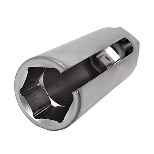 Yato Steckschlüssel Nuss 22 mm Lambdasonde Stecknuss 3/8" Auspuff Lamdasonde Nusssatz