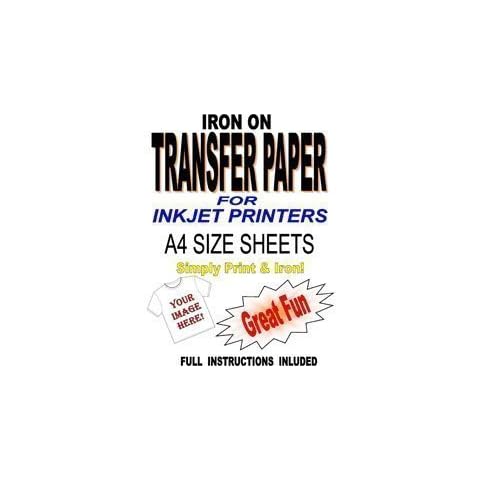 Madaboutink Iron On Transfer Paper for Light Fabrics Cover