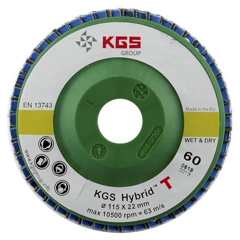 KGS Hybrid T Diamond Flap Disc 120 Grit Cover