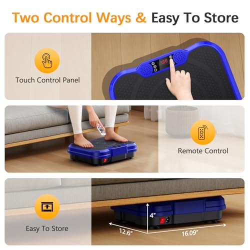 Image of NXSCI Vibration Plate Exercise Machine, Vibration Plate for Lymphatic Drainage Weight Loss, Shake Plate with 250 Speed Levels, 400 Lbs Capacity Full Body Workout for Home Office Gym