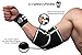 Elbow Sleeves (1 Pair) W/Wrist Wraps - Support & Compression for Powerlifting, Weightlifting, Bench & Tendonitis - 5mm Neoprene Sleeve - For Men & Women (Medium)