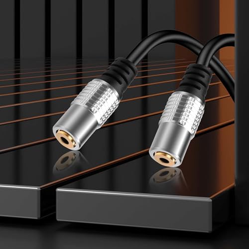 GINTOOYUN cable extensión 3.5mm hembra 3.2 pies miniatura 5