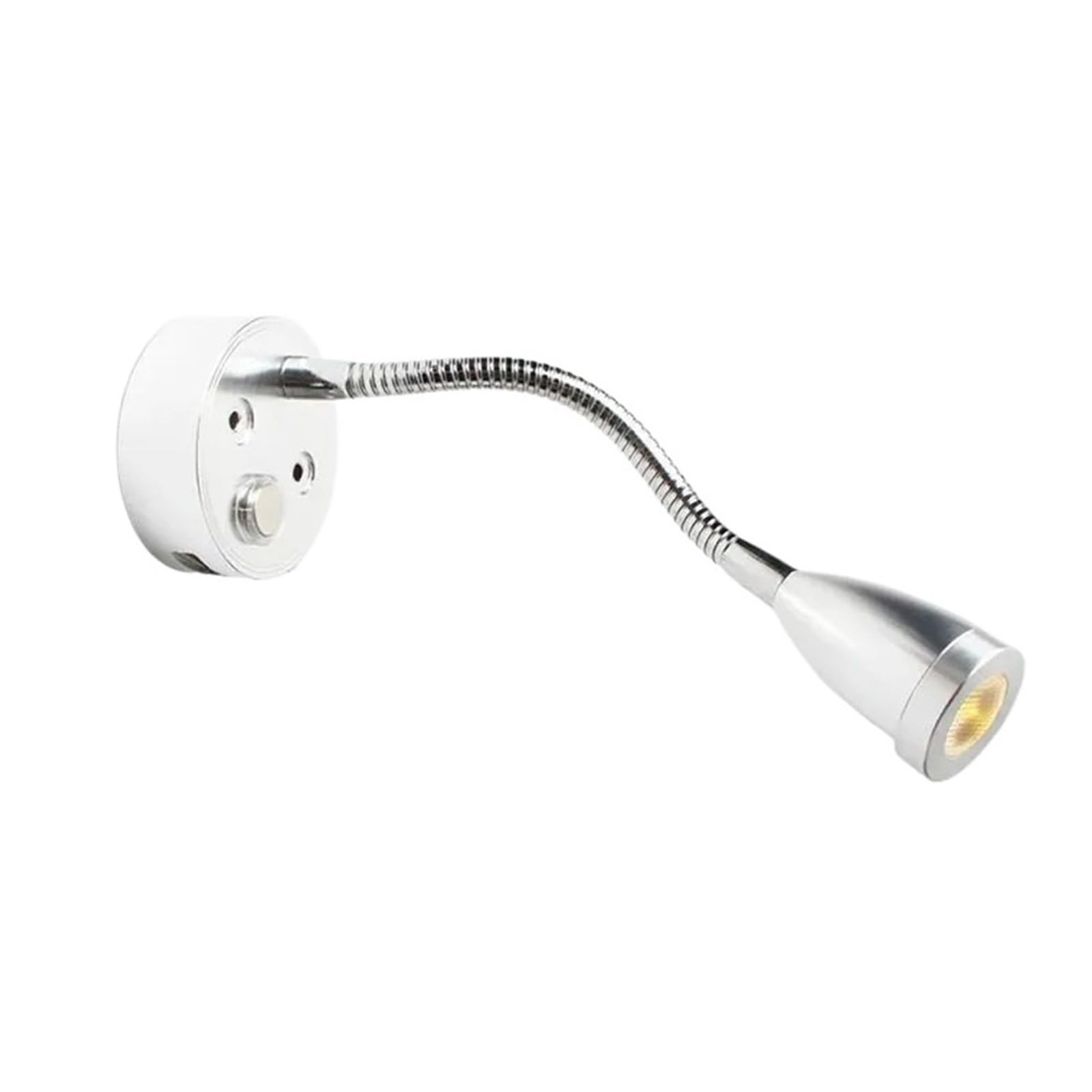 GDBAGKDQK 2pcs DC12V 24V RV Boat LED Reading Light Dimmable Gooseneck Wall Lamp for Truck Motorhome Yachts with 2A USB Charge Port Bright Lights