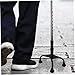 minkissy Walking Cane for Seniors Pronged Support Stick Handle Stainless Steel Design for Stability and Outdoor Use