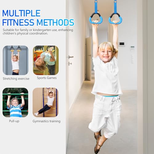 Anillas de gimnasia Wakauto con correas ajustables 1 m miniatura 3