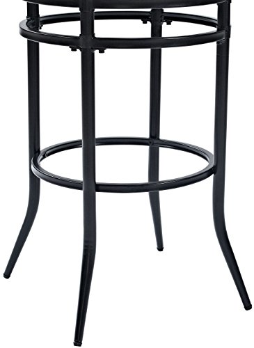 Crosley Furniture Cf520030Bk-Wh Rachel Swivel Bar Stool, 30-Inch, Black With Beige Cushion #TOP5