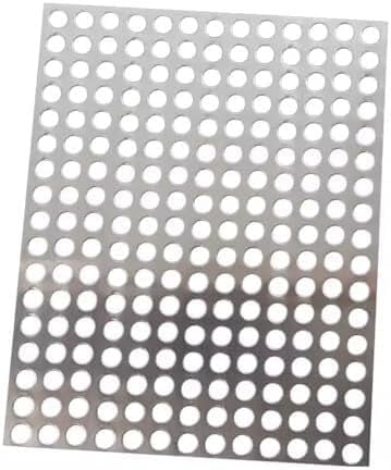 Stainless Steel Perforated Plate,304 Stainless Steel Perforated Balcony Mesh - Protective Anti-Leakage Sheet Metal for Balustrade, Durable Weatherproof Guard (60x120cm)