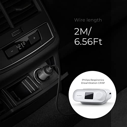 HKY DC Power Cord Compatible with Philips Respironics DreamStation CPAP BiPAP Pro Auto Series Charger Power Supply with Cigarette Lighter Socket for Portable Solar Generator - Image 3