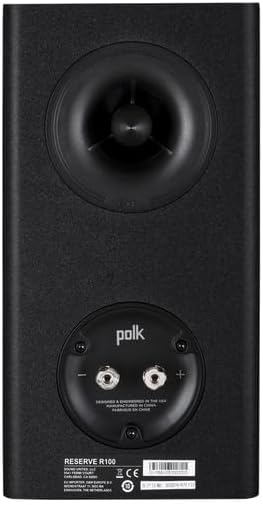 Polk Reserve R100 Bookshelf Speaker, R400 Center Channel Loudspeaker, and 2 More Home Audio Speakers
