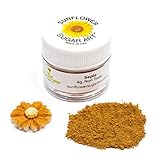 Sepia Petal Dust | Light Brown Matte Powder | Premium Decoration Dust for Cake Accessories | Sugar Fondant Powder | DIY Crafting | Non-Toxic | Pigmento Marrón | 4 Grams