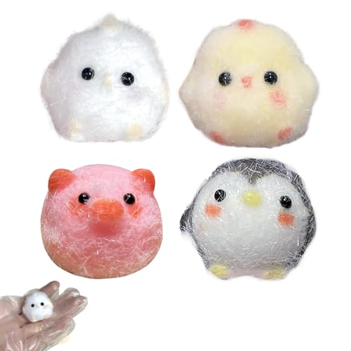 4 Stück Fufu Squishy, Taba Squishy, Squeeze Toy, Stress Spielzeug, Squeeze...