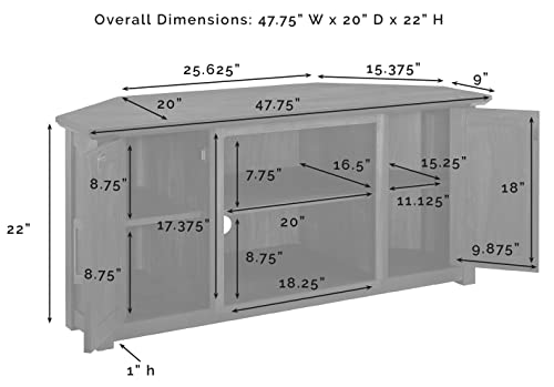Crosley Furniture Camden Corner TV Stand #TOP29