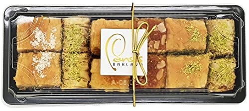 Persis Baklava Gift Box | 250g | Premium Baklava with Cashew Almond and Walnut | Egg-Free | UK BRCGS Certified | Luxury Sweet Hamper for Special Occasions