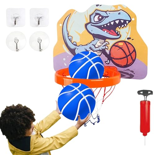 Panier de basket d'intérieur pliable et lumineux réglable pour chambre