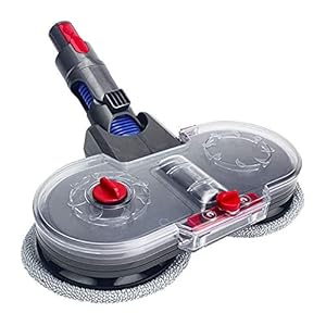 Elektrische Wischaufsatz für Dyson V7 V8 V10 V11 V15 Staubsauger Nass- und Trocken-Moppaufsatz, 1 Wischkopf + 1…