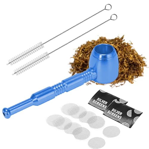 Dimensioni: Il tubo da crack misura 102 x 27 mm, dotato di 2 spazzole per la pulizia e 10 pezzi filtranti, ogni dimensione della spazzola è 110 x 50 x 10 mm, un tubo metallico portatile con prestazioni di fumo perfette, per una nuova esperienza di fumo.