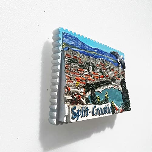 Imán decorativo 3D Split Croatia para refrigerador miniatura 3