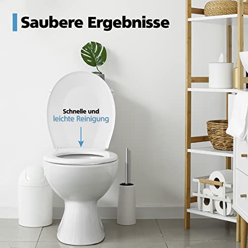 Klobürsten Set Nirox 4er Set in Schwarz mit 8 cm Durchmesser