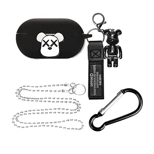 SONOB For Ambie AM-TW01 ケース カバー ソニー ワイヤレス イヤーホン 用 シリコーン 保護カバー Bluetooth ヘッドセット 全面保護ケース 傷防止 落下防止 耐衝撃 創造性 おしゃれ 人気 かわいい 漫画 ソフトカバー a