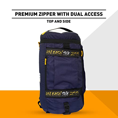 Image of MuscleBlaze Hybrid Gym Bag Cum Standard Backpack , Duffle Bag For Men And Women, Blue, 40 L