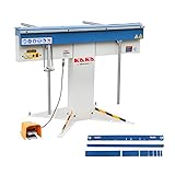 KAKA INDUSTRIAL EB-4816M 48-Inch Magnetic Sheet Metal Press Brake, 16-Gauge Mild Steel Capacity, 6-ton magnetic power, bend boxes or pans to any depth 220V-60HZ-1PH…