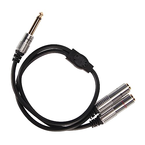 Cable divisor estéreo Y 6.35mm 50cm miniatura 4