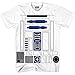 Mighty Fine I AM R2D2 MENS COSTUME TEE White M