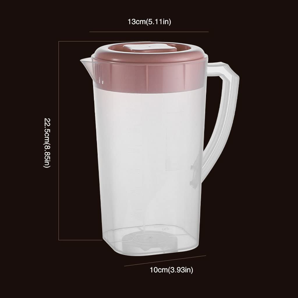 Jarras Jarras de bebidas Hervidor de agua frío Jarros de bebidas Hombres Herbal Tetera Tetera de hielo de gran capacidad Adecuado for té helado Soda Limonada Jugo Familia Jarra de Agua de Jarra de Jug