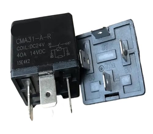 Relais CMA31-A DC24V 4 broches V4-1A-24V-40A avec socle de connexion