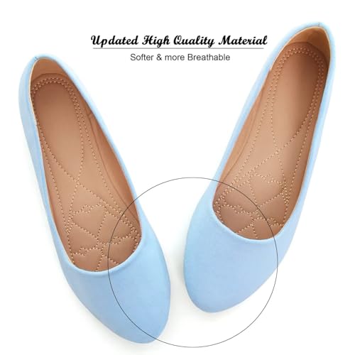 Image of SAILING LU Casual Shoes for Women Dressy Ballet Flats | Comfort Fit, Work Shoes,Casual for Women, Slip-Ons Loafers