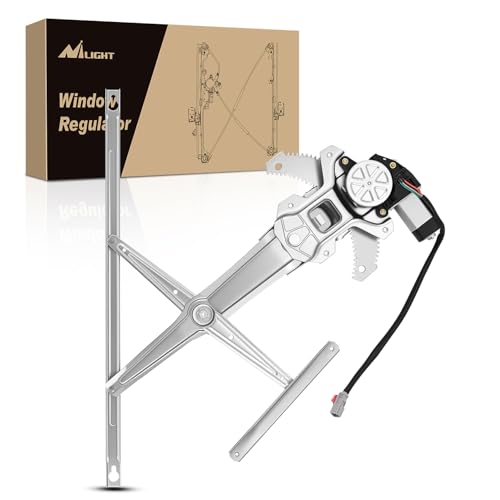 Image of Nilight 741-951 Front Right Window Regulator with Motor, Compatible with 1997 1998 1999 2000 2001 Honda CR-V, Power Window Lift Motor Assembly, Passenger Side, OE Replacement