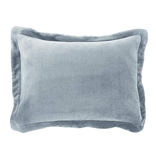 Image of Amazon Basics 3-Piece Micromink Sherpa Bedding Set, Ultra-Soft Down Alternative Comforter, Warm All Season, King, Tide Pool Blue