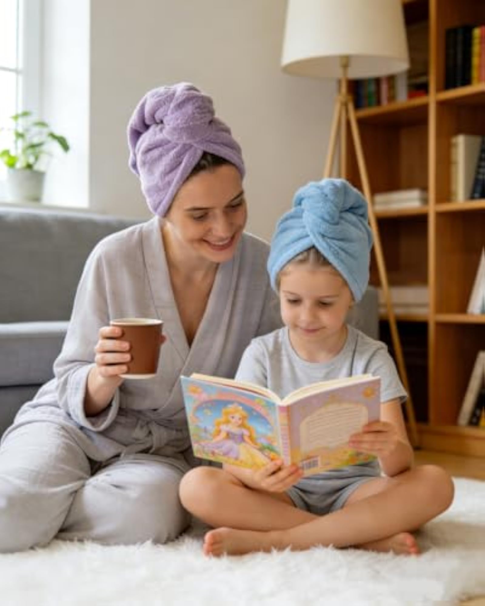 Microfiber Hair Towel Wrap for Women, 3 Pack